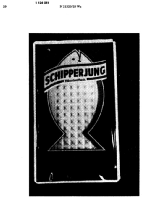 SCHIPPERJUNG Räucherfleisch Logo (DPMA, 24.11.1987)