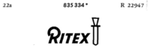 RITEX Logo (DPMA, 07.01.1967)