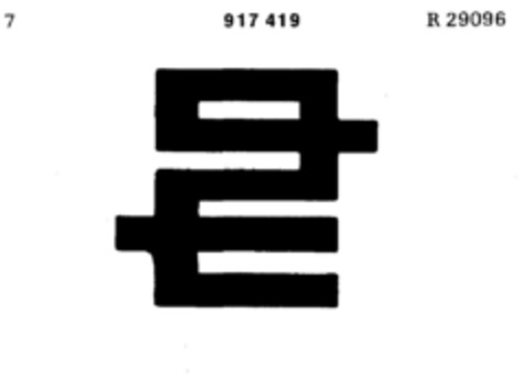 917419 Logo (DPMA, 16.08.1972)