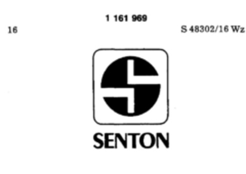 S SENTON Logo (DPMA, 04/20/1989)