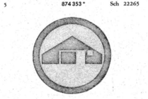 874353 Logo (DPMA, 09.07.1970)