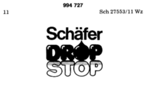 Schäfer DROP STOP Logo (DPMA, 29.01.1979)