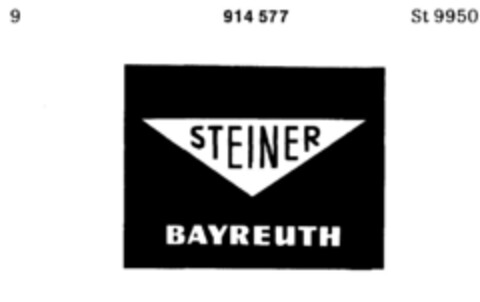 STEINER BAYREUTH Logo (DPMA, 25.01.1973)