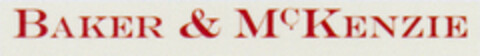 BAKER & McKENZIE Logo (DPMA, 25.04.2001)