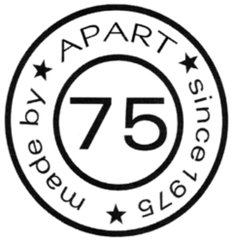 made by APART since 1975 Logo (DPMA, 17.01.2008)