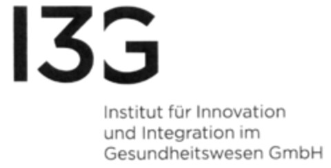 I3G Institut für Innovation und Integration im Gesundheitswesen GmbH Logo (DPMA, 11.05.2010)