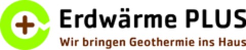 Erdwärme PLUS Wir bringen Geothermie ins Haus Logo (DPMA, 09.07.2010)