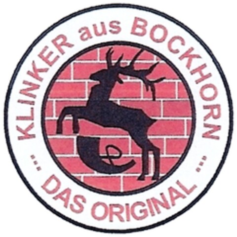 KLINKER aus BOCKHORN ··· DAS ORIGINAL Logo (DPMA, 30.09.2011)