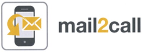 mail2call Logo (DPMA, 03.02.2016)