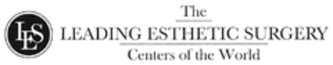 LES The LEADING ESTHETIC SURGERY Centers of the World Logo (DPMA, 17.06.2016)