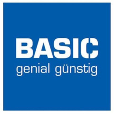 BASIC genial günstig Logo (DPMA, 11/09/2017)