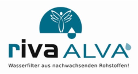 rivaALVA Wasserfilter aus nachwachsenden Rohstoffen Logo (DPMA, 08/24/2018)