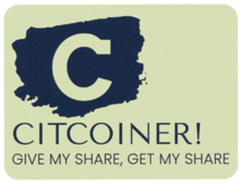 C CITCOINER! GIVE MY SHARE, GET MY SHARE Logo (DPMA, 03/10/2023)