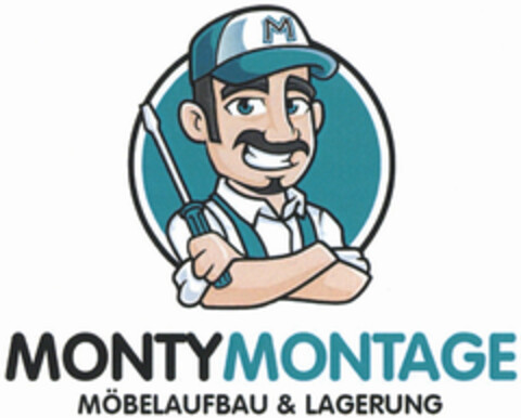 MONTYMONTAGE MÖBELAUFBAU & LAGERUNG Logo (DPMA, 14.07.2023)