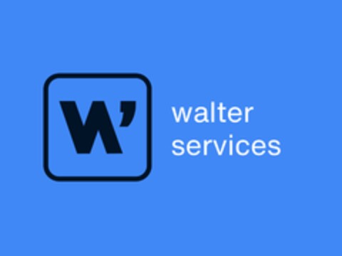 w´walter services Logo (DPMA, 12/14/2023)