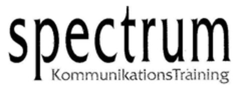 spectrum KommunikationsTraining Logo (DPMA, 01/23/2003)