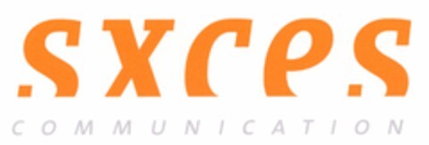 sxces COMMUNICATION Logo (DPMA, 24.11.2004)