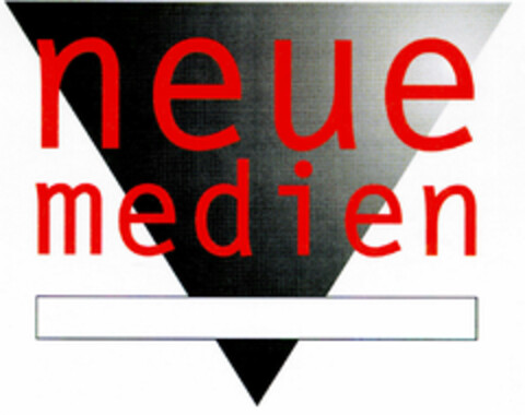 neue medien Logo (DPMA, 16.03.1996)