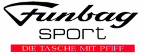 Funbag SPORT DIE TASCHE MIT PFIFF Logo (DPMA, 09.06.1999)