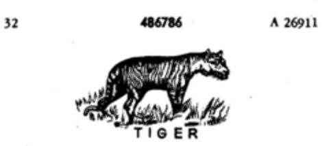 TIGER Logo (DPMA, 17.09.1935)