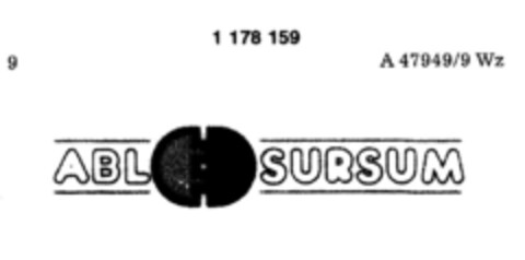 ABL SURSUM Logo (DPMA, 03.04.1990)