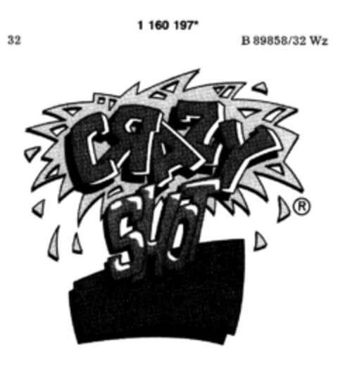 CRAZY SHOT Logo (DPMA, 16.05.1990)