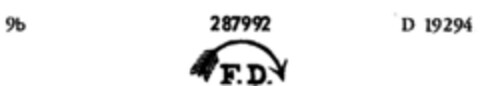 F.D. Logo (DPMA, 01.04.1922)