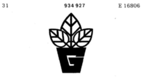 934927 Logo (DPMA, 04/04/1973)