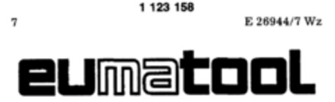 eumatool Logo (DPMA, 27.08.1987)