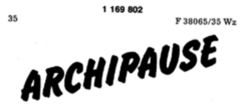 ARCHIPAUSE Logo (DPMA, 06.11.1989)