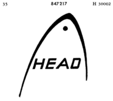 HEAD Logo (DPMA, 16.06.1967)