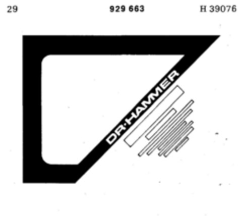 DR.HAMMER Logo (DPMA, 29.01.1974)