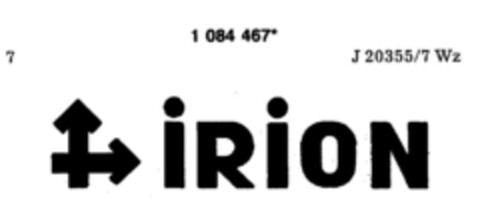 iRiON Logo (DPMA, 06.09.1985)
