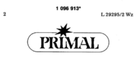 PRIMAL Logo (DPMA, 31.07.1986)