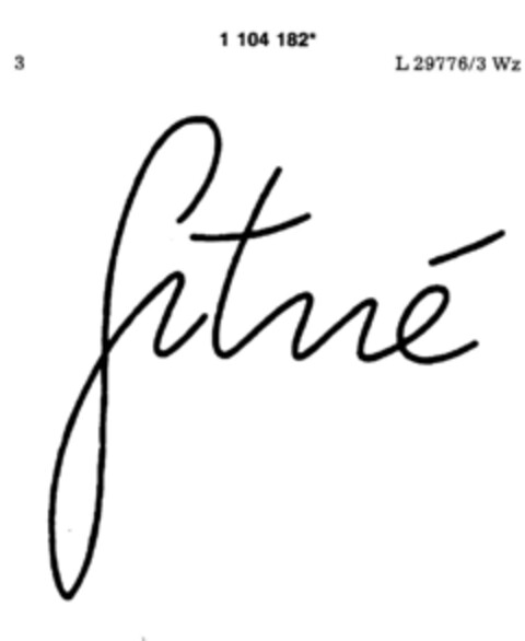 fitné Logo (DPMA, 02/19/1987)