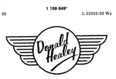 Donald Healey Logo (DPMA, 03/28/1990)