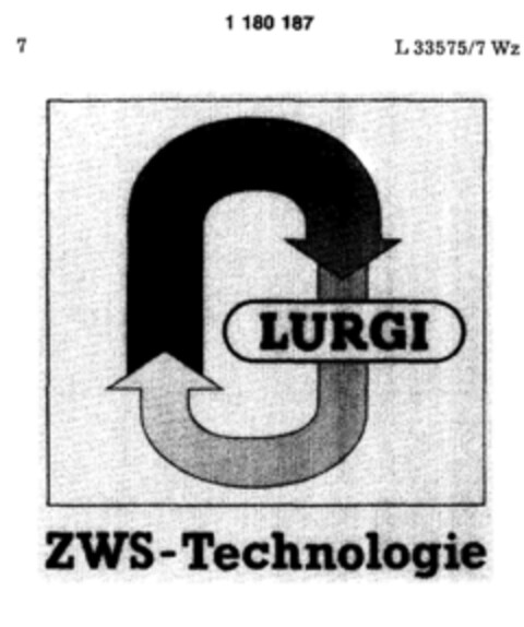 LURGI ZWS-Technologie Logo (DPMA, 01.06.1990)