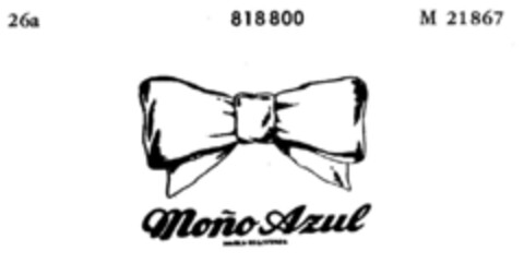 Moño Azul Logo (DPMA, 11/14/1963)
