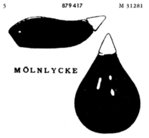 MÖLNLYCKE Logo (DPMA, 23.06.1969)