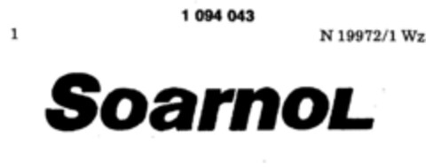 Soarnol Logo (DPMA, 10/19/1985)