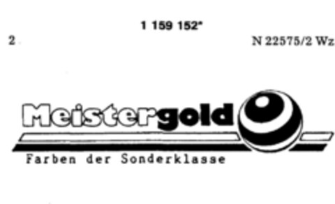Meistergold Farben der Sonderklasse Logo (DPMA, 10.08.1989)