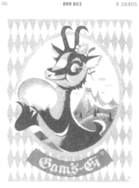 Gam`s-Ei Logo (DPMA, 12/18/1971)