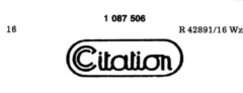 Citation Logo (DPMA, 05.03.1985)
