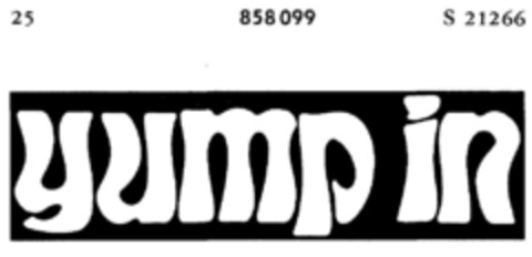 yump in Logo (DPMA, 24.07.1968)