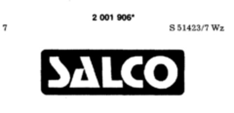 SALCO Logo (DPMA, 15.01.1991)