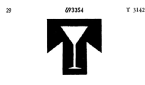 T Logo (DPMA, 22.10.1954)