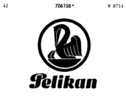 Pelikan Logo (DPMA, 05/16/1957)