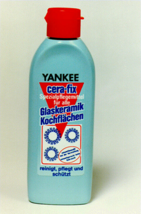 YANKEE cera-fix Glaskeramik Kochflächen Logo (DPMA, 01.12.1988)