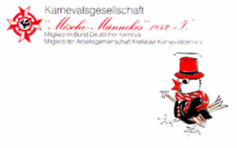 Karnevalsgesellschaft "Mösche-Männekes" 1952 e.V. Logo (DPMA, 02/19/2001)