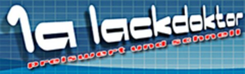 1a lackdoktor preiswert und schnell Logo (DPMA, 06.11.2008)